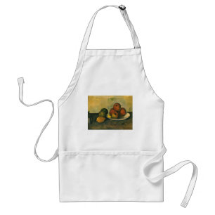 Still Life with Apples by Paul Cezanne Standard Apron