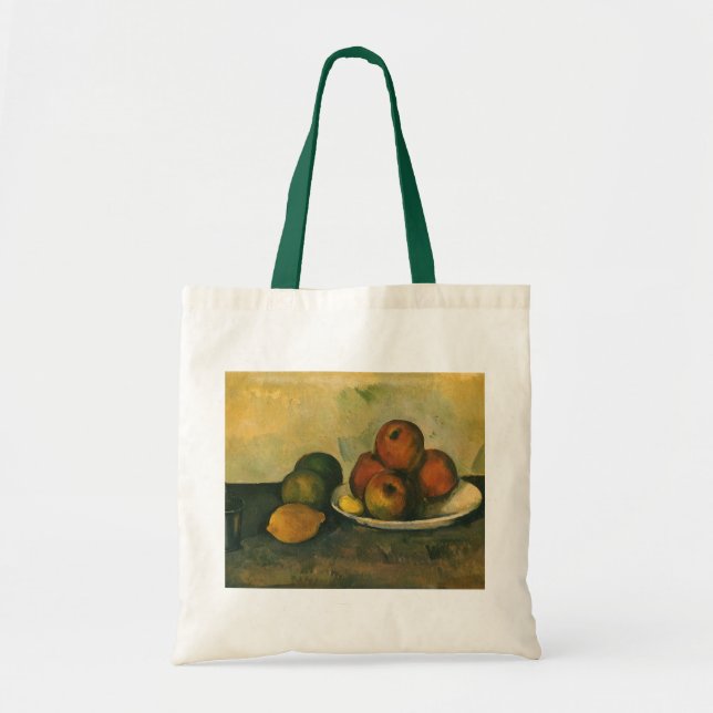 Still Life with Apples by Paul Cezanne Tote Bag (Front)