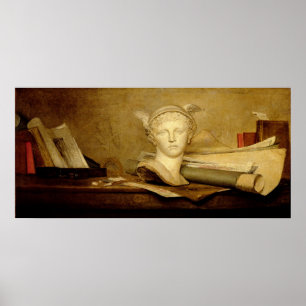 Still Life with Attributes of the Arts, 1765-66 Poster