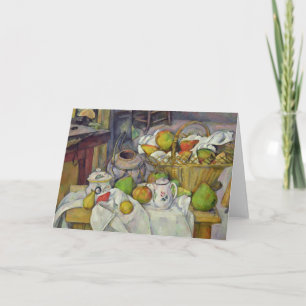 Still life with basket, 1888-90 card