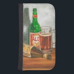 Still Life with Beer by Jennifer Goldberger Samsung S4 Wallet Case<br><div class="desc">Feeling thirsty? Who can blame you! This wonderful still life by Jennifer Goldberger captures the essence of the beer used as her props,  crafting a desire that permeates the work. Purchase this piece and toast your good fortune!</div>