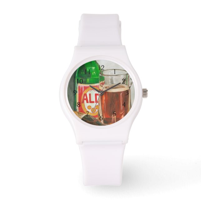 Still Life with Beer by Jennifer Goldberger Watch (Front)