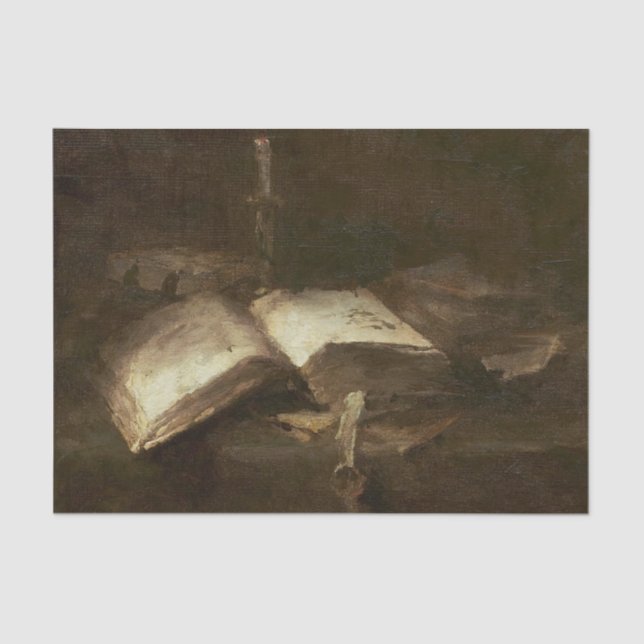 Still Life With Bible by Margaretha Roosenboom Tissue Paper (Front)