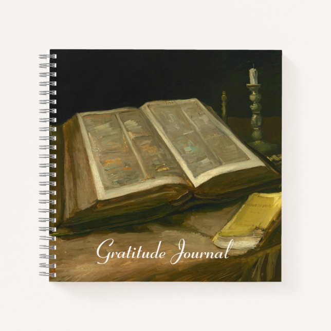 Still life with Bible by Vincent Van Gogh Journal (Front)