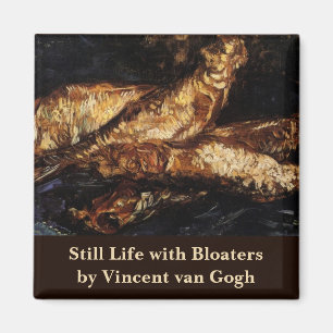 Still Life with Bloaters by Vincent van Gogh Magnet