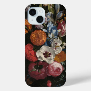 Still Life with Bouquet of Flowers   Johan Johnsen iPhone 15 Case