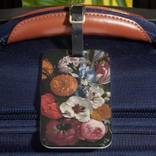 Still Life with Bouquet of Flowers Johan Johnsen Luggage Tag