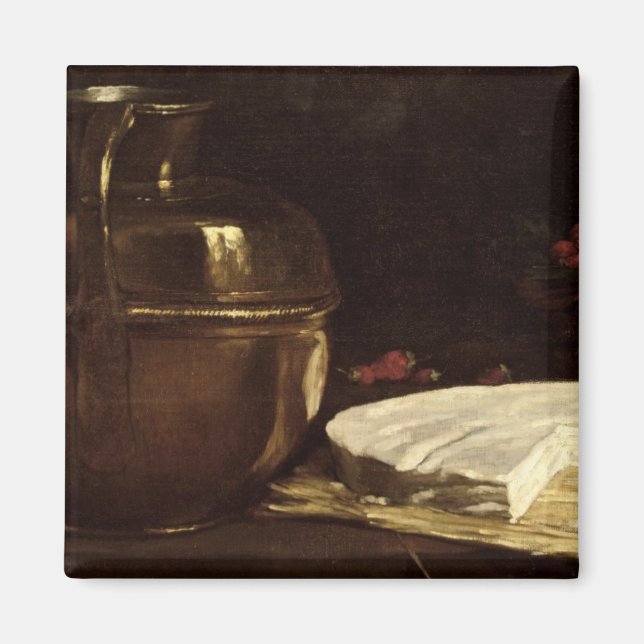 Still Life with Brie, 1863 Magnet (Front)