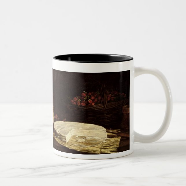 Still Life with Brie, 1863 Two-Tone Coffee Mug (Right)