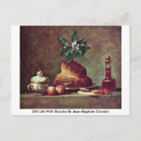 Still Life With Brioche By Jean-Baptiste Chardin