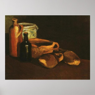 Still Life with Clogs and Pots, Van Gogh Poster