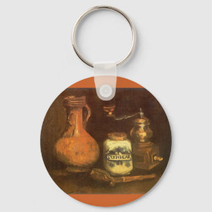 Still Life with Coffee Mill by Vincent van Gogh Key Ring