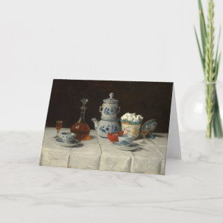 Still Life with Coffee Setting | Albert Anker Card