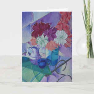 Still Life with Dahlias Card