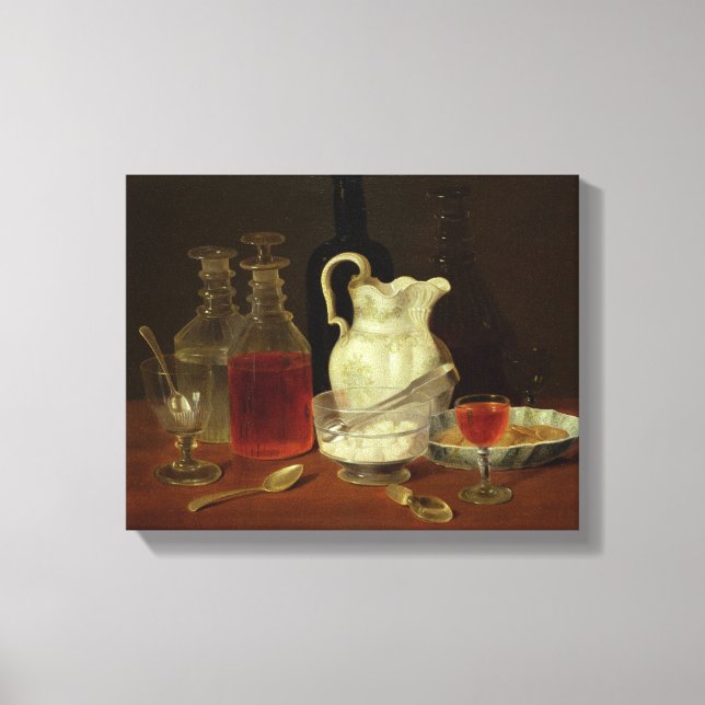 Still Life with Decanters Canvas Print (Front)