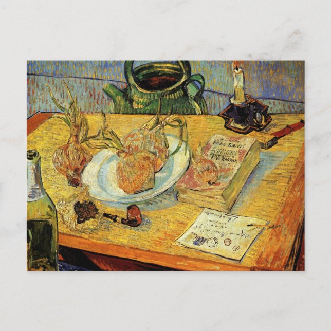 Still Life with Drawing Board by Vincent van Gogh Postcard (Front)