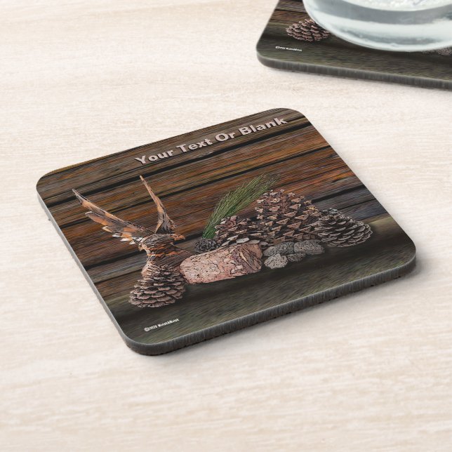 Still Life With Eagle Coaster (Left Side)