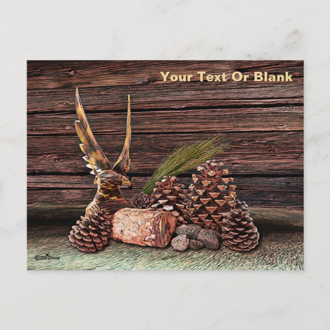 Still Life With Eagle Postcard (Front)