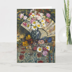 Still Life with Fan Card