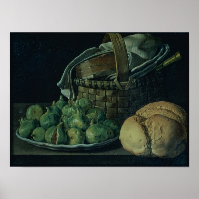 Still Life With Figs, 1746 Poster (Front)