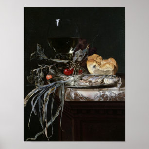 Still Life with Fish Platter Poster