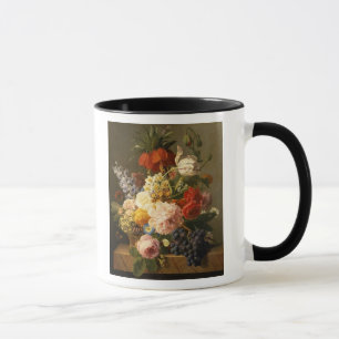Still Life with Flowers and Fruit, 1827 Mug