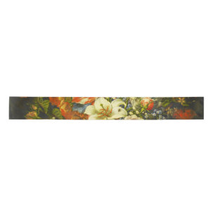 Still Life with Flowers and Fruit  Satin Ribbon