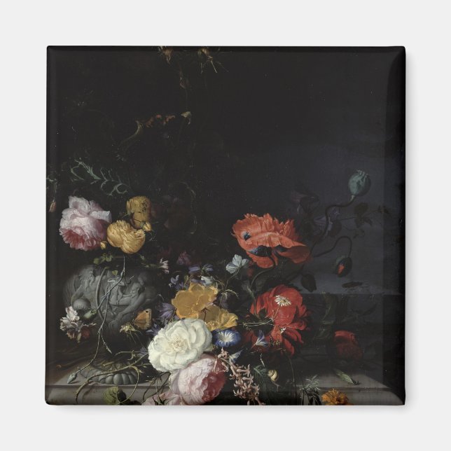 Still Life with Flowers and Insects Magnet (Front)