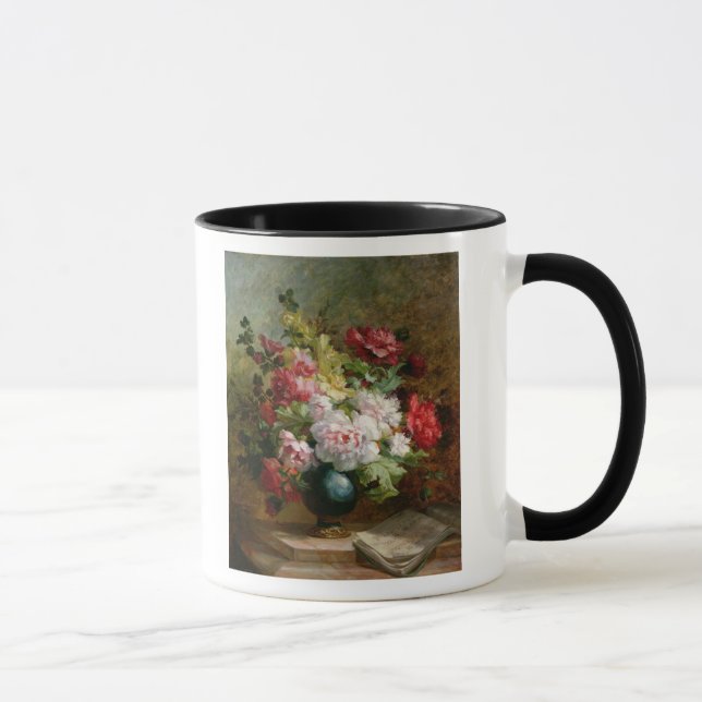 Still life with flowers and sheet music mug (Right)