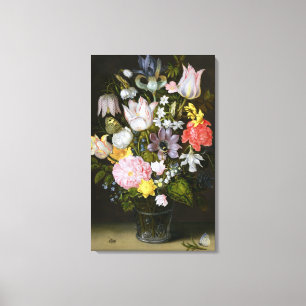 Still Life with Flowers Canvas Print