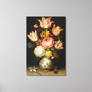 Still Life with Flowers Canvas Print