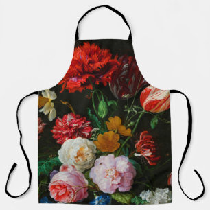 Still Life with Flowers in a Glass Vase  Apron