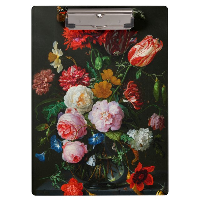 Still Life with Flowers in a Glass Vase  Clipboard (Front)