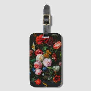 Still Life with Flowers in a Glass Vase  Luggage Tag