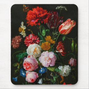 Still Life with Flowers in a Glass Vase  Mouse Mat