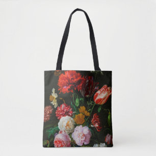 Still Life with Flowers in a Glass Vase  Tote Bag