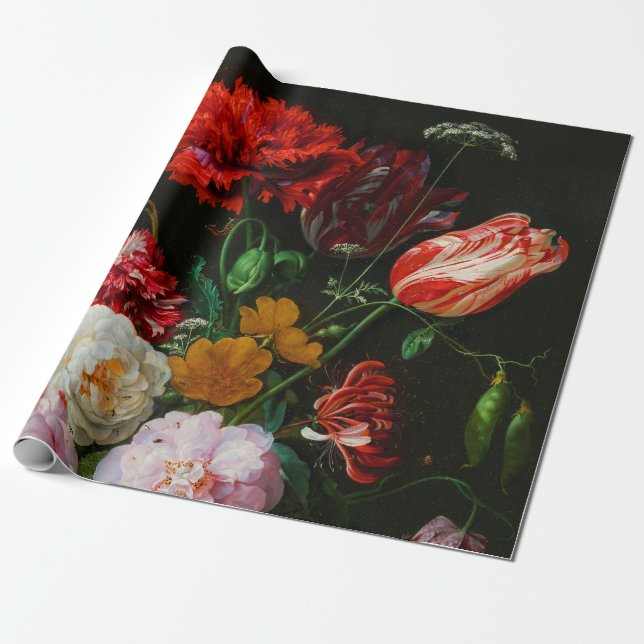 Still Life with Flowers in a Glass Vase  Wrapping Paper (Unrolled)