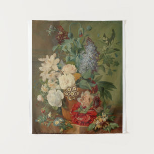Still Life With Flowers in a Terracotta Vase Tapestry