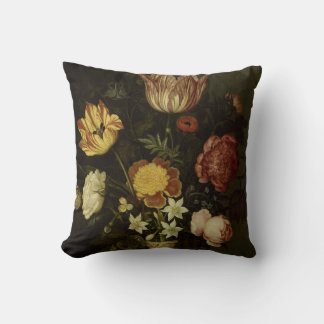 Still Life With Flowers in a Wan-li Vase Ambrosius Cushion