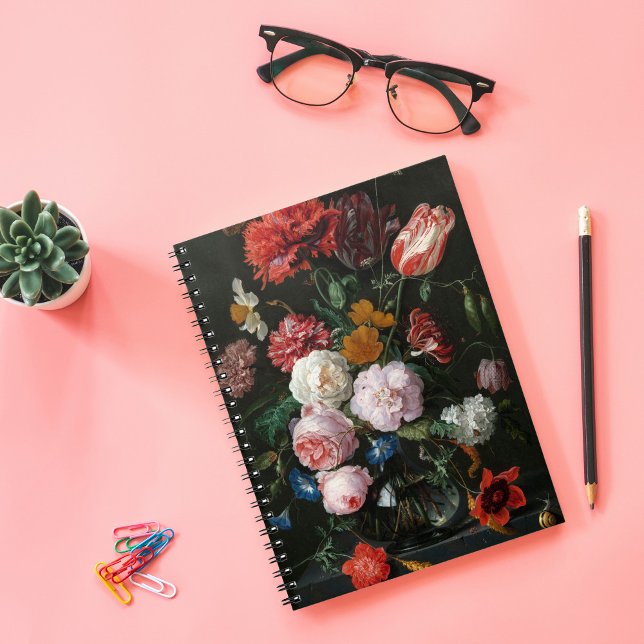Still Life with Flowers | Jan Davidsz de Heem Notebook (Creator Uploaded)