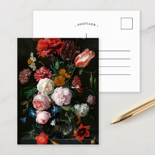 Still Life with Flowers Jan Davidsz de Heem Postcard