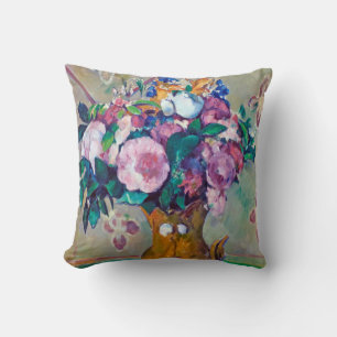 Still Life with Flowers, Paul Cezanne Cushion