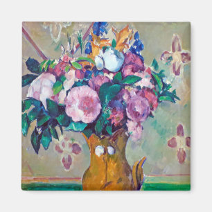 Still Life with Flowers, Paul Cezanne Magnet