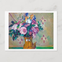 Still Life with Flowers, Paul Cezanne