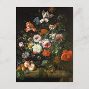 Still life with flowers postcard