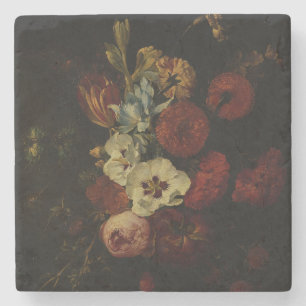 Still Life with Flowers Stone Coaster