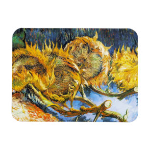 Still Life with Four Sunflowers  Van Gogh Vincent Magnet