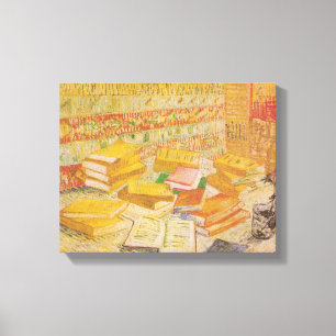 Still Life with French Novels   Vincent van Gogh Canvas Print