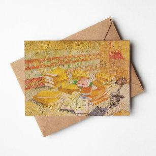 Still Life with French Novels   Vincent Van Gogh Card