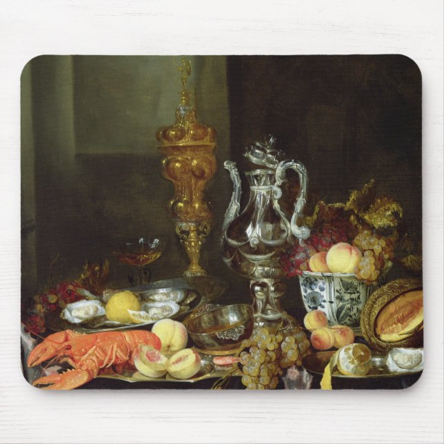 Still Life with Fruit and Shellfish Mouse Mat (Front)